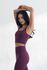 Cielcoco CLWT4041 Brassière de sport premium pour femme, sans coutures et avec maintien, pour le fitness et le confort au quotidien _ Violet Vin _ Fabriqué en Corée